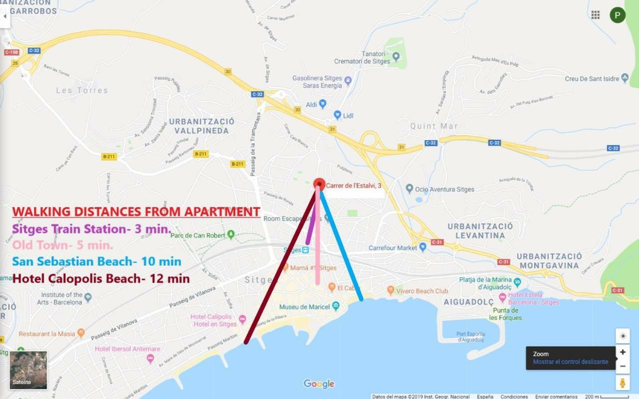 Sitges Centre Deluxe Penthouse Apartment Экстерьер фото